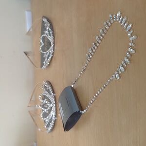 Ardene Tiaras  and necklace Brand New